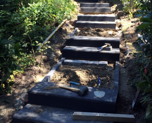 escalier jardin