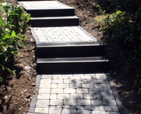 escalier jardin