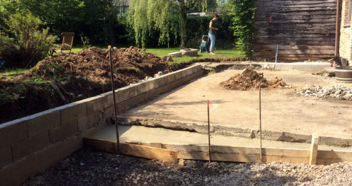 fondation terrasse en bois