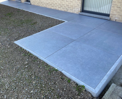terrasse dalles sur plot